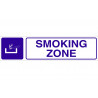 Point d'information pictorama et texte Smoking zone COFAN