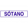 Segnale informativo di Sotano (solo testo) COFAN