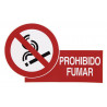 Signal Pictogramm und Text "No Smoking" COFAN