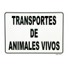 Placca per veicoli che trasportano animali vivi COFAN