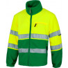 Kombinierte hohe Sichtbarkeit Polarjacke WORKTEAM Fluor C4025