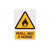 Signal d'avertissement en Perill catalan, Risc D'incendi COFAN