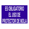 Obligation de signal Utilisation obligatoire du protecteur de mole COFAN