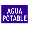 Text-only obligation sign Potable water COFAN