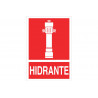 Pictogram Distress Signal und Text Hidrante COFAN