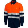 Langarmshirt kombiniert mit hoher Sicht WORKTEAM C3813