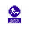 Indication Obligatoire de porter des chiens COFAN