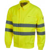 Hohe Sichtbarkeit Fluor Jäger mit zwei Brusttaschen WORKTEAM C3910