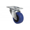 Rueda de goma azul y placa giratoria con cojinete de rodillo para  pesos de hasta 150 kg y varios diámetros COFAN 09403301