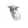 Rueda de nylon y placa giratoria con cojinete liso para pesos de hasta 150 kg varios diámetros COFAN