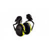 X4P3 per casco con ancoraggio, nero con P3E 32db Hi-Vi PELTOR 3M