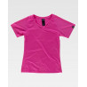 T-shirt donna maniche taglio collo a picco WORKTEAM S7525 Sport