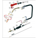 Tubo de contacto M8 para antorcha SMB 400 (10 uds.) 1094042