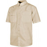 Chemise courte Safari avec ouverture latérale WORKTEAM B8510