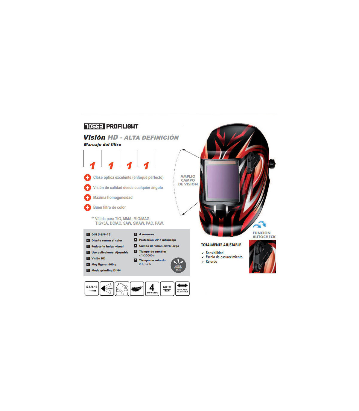 Pantalla de soldar automática SAFETOP Autoshell Plus-E, comprar online
