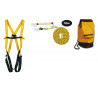 SAFETOP kit base anticato con cordino a moschetto HELKA