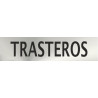 Señal Informativa Trastero Acero Inoxidable Adhesivo de 0'8mm 50 x 200 mm RD707125