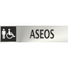 Info Aseo Masculino Y Minusválidos Acero Inox Adhesivo de 0,8mm 5x20cm