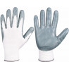 Gants Nitrile avec dos nylon combiné WORKTEAM G4601