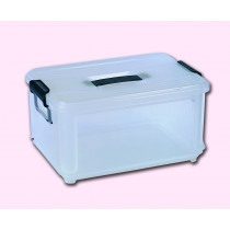 Caja bajo cama fabricada en material translucido Eurobox (4 Uds) DENOX-  FAMESA skrc, comprar online