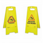 PANEL AMARILLO PRECAUCION SUELO MOJADO 620MM ALTURA RD30070