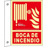 Signal d'extinction du Boca de Incendios luminiscent SEKURECO