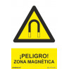 Industrielles Signal von Danger! Magnetzone, mit UV-Farben SEKURECO