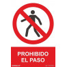 Signalanzeige Prohibited El Paso (Text und Piktogramm) SEKURECO