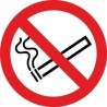 Pictogram No Smoking Sign, Diameter 90 mm (Pack of 10) SEKURECO