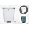 Cube mit Pedal PEDALBIN OVAL 25 Liter 24200 (2 Stück) DENOX- FAMESA