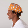 Casquette de chirurgien unisexe en bandes microfibres de GARY