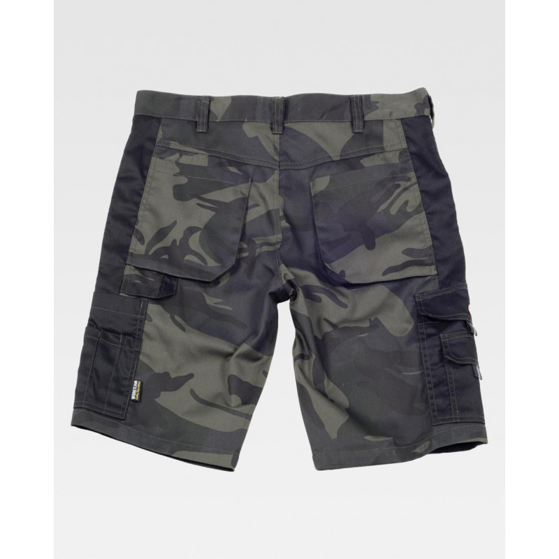 Bermudes combinées à un imprimé camouflage WORKTEAM Sport S8516