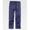 Pantalone dritto ed elastico con chiusura a bottone WORKTEAM B1421