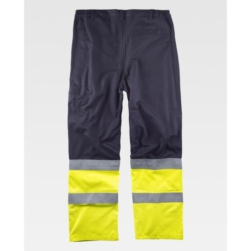 Pantalon de protection de surface avec bande réfléchissante-fluorescente WORKTEAM B1491