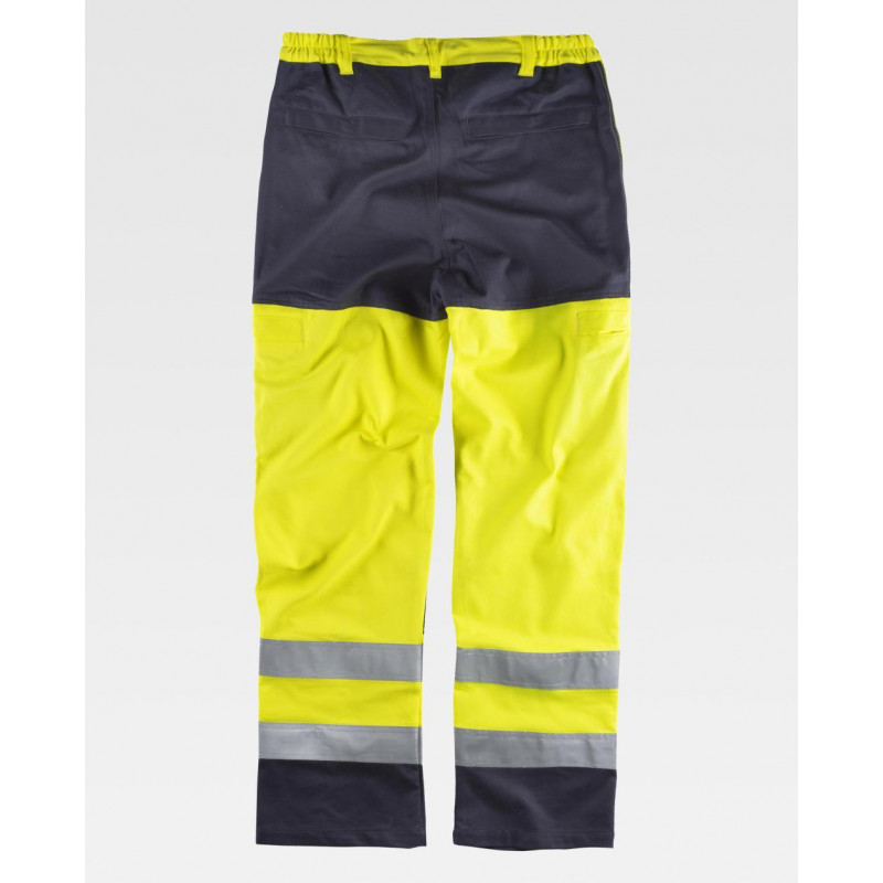 Hohe Sichtbarkeit WORKTEAM Arbeits Flame B1492 Schweißhose