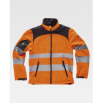 Chaqueta Workshell con tejido Ripstop con cintas reflectantes