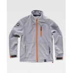 Chaqueta Workshell térmica con solapa protectora