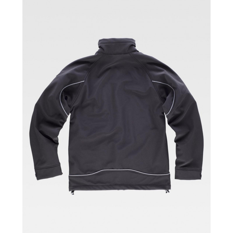 Workshell Sleeve Schneiden Jacke mit reflektierendem Sport