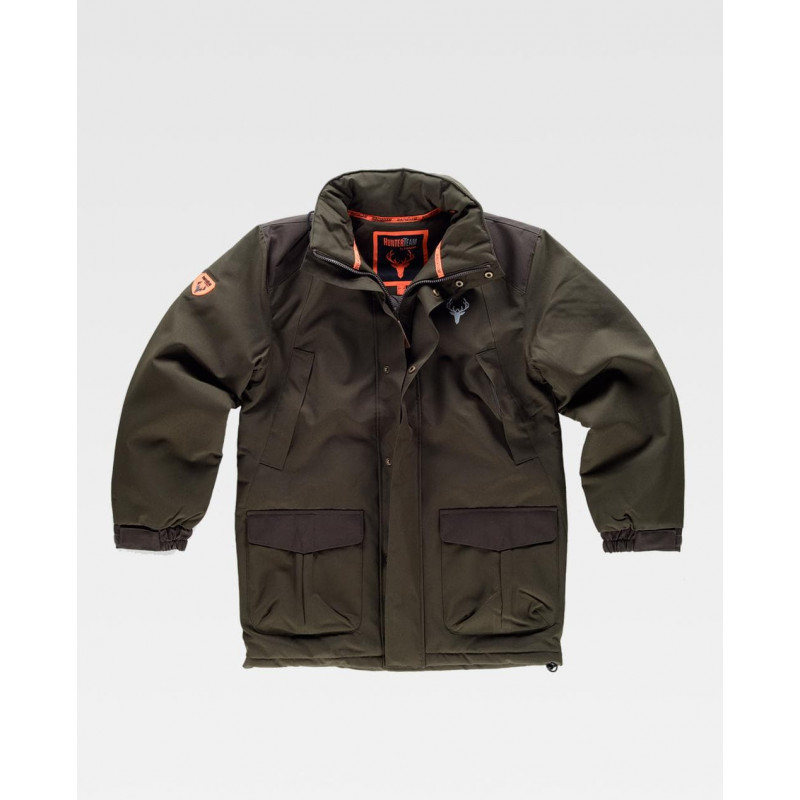 Parka imperméable rembourré avec canesú à l'arrière WORKTEAM S8230