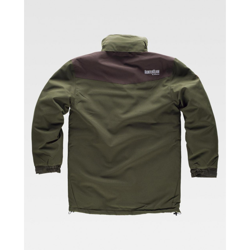 Parka imperméable rembourré avec canesú à l'arrière WORKTEAM S8230