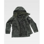 Parka con fodera polare interna staccabile con lussuosa riflessione WORKTEAM S1130