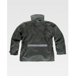 Parka con fodera polare interna staccabile con lussuosa riflessione WORKTEAM S1130