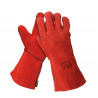 Guantes de soldador rojo de 35cm ESSEN Pack de 12 pares SAFETOP