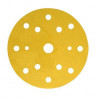 255P yellow abrasive paper disc with 15 150 mm holes (100 units) 3M