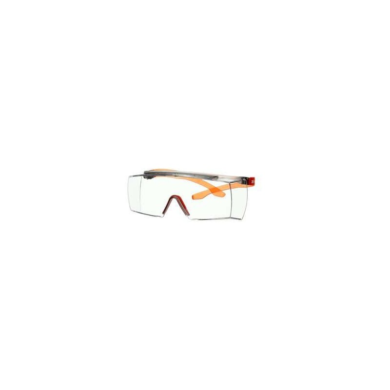 Cubregafas 3M SecureFit 3700, montura naranja, Scotchgard Anti-Empañamiento (K&N), Ocular incoloro, SF3701SGAF-ORG-EU (20 Unds)