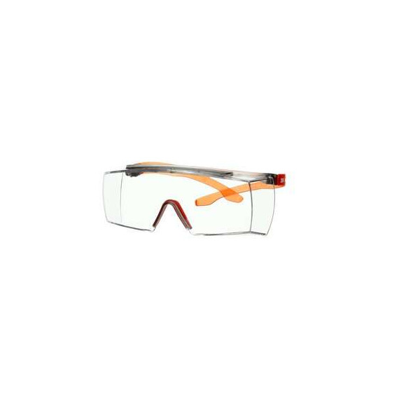 Cubregafas 3M SecureFit 3700, montura naranja, Scotchgard Anti-Empañamiento (K&N), Ocular incoloro, SF3701SGAF-ORG-EU (20 Unds)