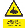 Sign in Catalan "ATENCIÓ! READ IN SUSPENSIÓ in UV PVC encres 210 x 300mm SEKURECO