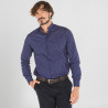 Camicia uomo a maniche lunghe con colletto mao con stampa Fiorella GARY