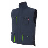 Gilet industriale trapuntato bicolor multibolsillos Serie VELILLA 205902