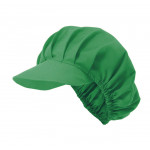 Gorro de cocina verde combinada con vivos VELILLA Serie P404004